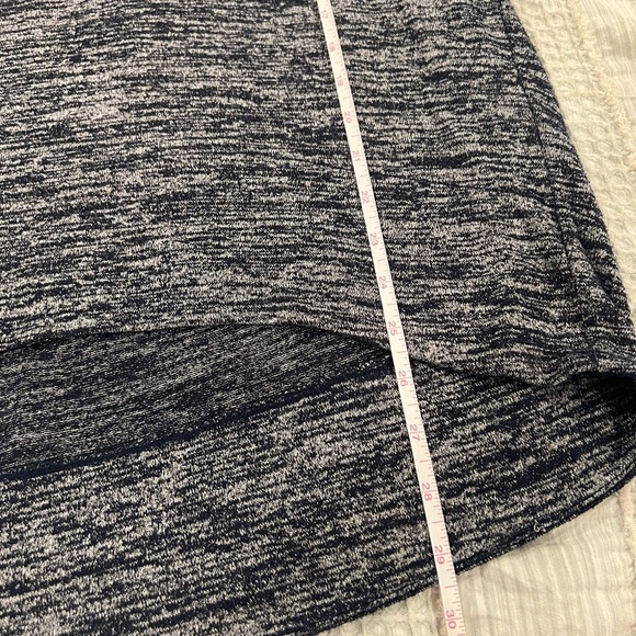 rag & bone/JEAN Marled Blue Short Sleeve Tunic Top Size M - Picture 5 of 6